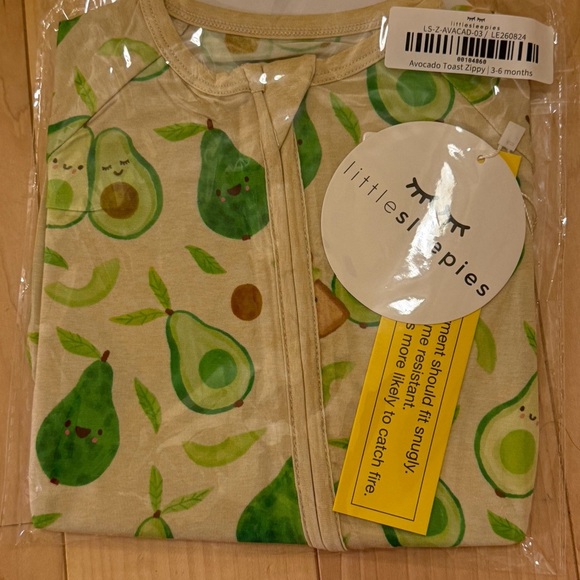 Little Sleepies Avocado Toast Zippy - Picture 1 of 1